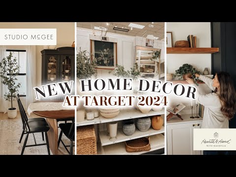 NEW TARGET DECOR 2024 | STUDIO MCGEE AND HEARTH AND HAND | TARGET SHOP WITH ME AND HAUL