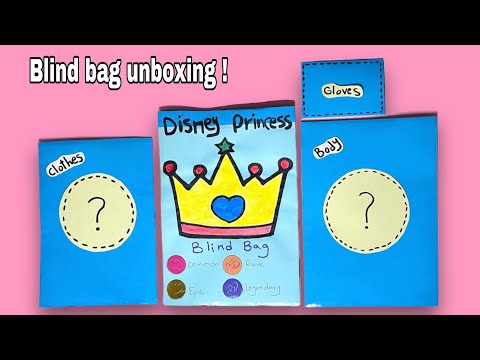 Disney Princess Blind Bag 💖 ASMR blind bag opening