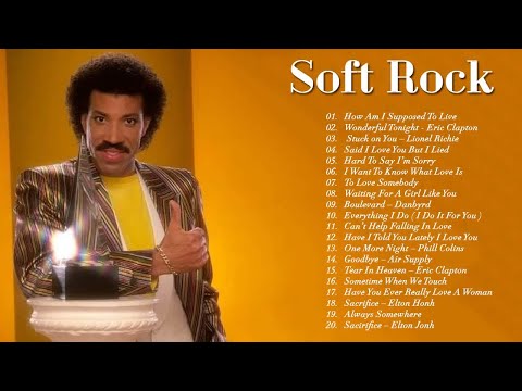 Lionel Richie ,Phil Collins, Air Supply, Bee Gees, Chicago, Rod Stewart - Best Soft Rock 70s,80s,90s