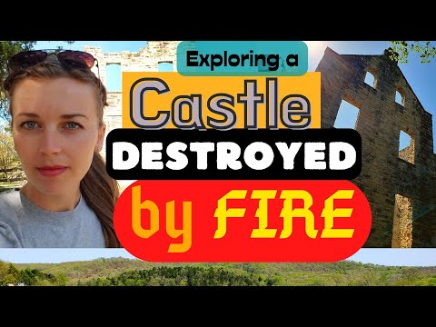 Exploring a CASTLE DESTROYED BY FIRE?? 🔥🏰 **2022** Ha Ha Tonka State Park Tour, Missouri