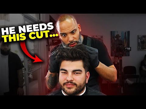 Client Wanted a Messy Mohawk!😱 /  FADED BEARD / SHEAR CUT / HAIRCUT TUTORIAL💈 @_Natemotivates