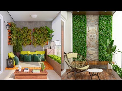 Small Balcony Decor | Balcony Makeover Ideas | Balcony Garden Patio Plants Seating Organization