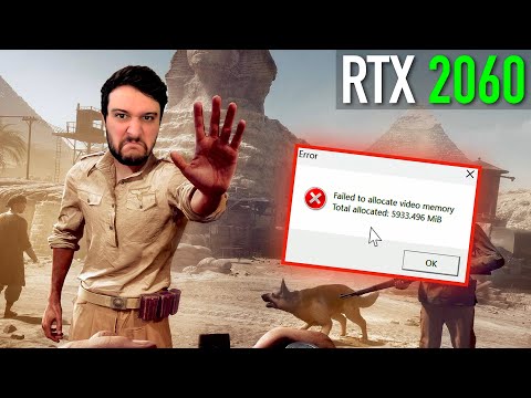 RTX 2060 6GB - Indiana Jones and the Great Crash - Not Playable on 6GB GPUs