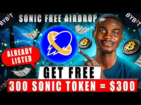 Sonic Coin Free Crypto Airdrop | Claim FREE 300 Sonic Token On Bybit Worth $300 USDT Step By Step.