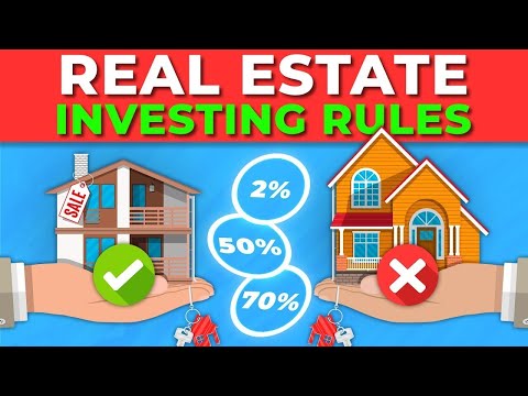 Real Estate Investing Rules You MUST Know (The 2%, 50% & 70% Rules)