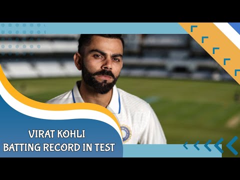 Virat Kohli batting record in test career || #viratkohli #india #wtcfinal #kohli #king #test