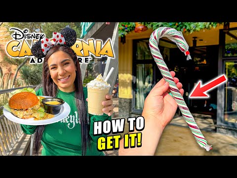 ✨ (1ST TIME!) Getting A Disneyland Resort CANDY CANE! | New Foods, Merch + MUCH MORE!