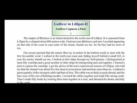 GULLIVER IN LILLIPUT - PART 2 | CHAPTER-2 | ENGLISH | CLASS -9 | JKBOSE | CURIOUS MINDS