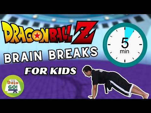 5 Minute Brain Breaks For Kids | Dragon Ball Z | Dojo Go