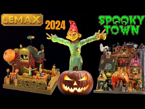 Creepy & A-Maze-ing Pumpkin Patch Lemax 2024 Spooky Town Review And Unboxing