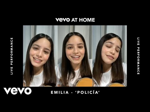 Emilia - Policía (Live) | Vevo at Home