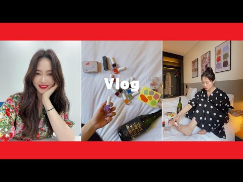 Vlog. 4월 952만원 벌었다! 내가 조금만 더 부지런했다면 .... ｜쌤쌤쌤｜용산카페 인바이트｜ 행사 ｜글래드코엑스 나홀로 호캉스｜룰루 헤어메이크업 ｜ 촬영｜ 그리고 일일일