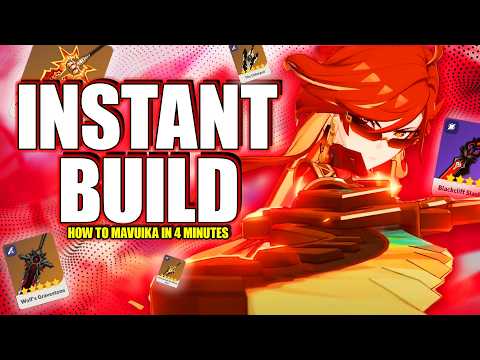 🔥 Mavuika Mastery in 4 MINUTES: Ultimate Genshin Impact Build Guide 📚 TLDR