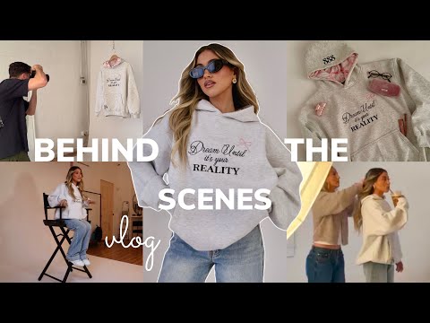 DAY IN MY LIFE VLOG: photoshoot for my HOODIE 🎀 (hoodie reveal & breakdown)🏹