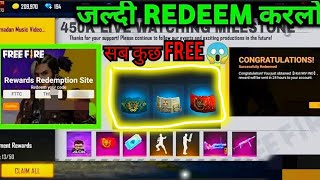 FREE FIRE WORLD SERIES REDEEM CODE | FREE FIRE REDEEM CODE TODAY | REDEEM CODE FREE FIRE 2021