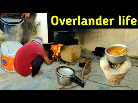 overlanding life in village camping life natural  village lifestyle desi food #overland #camping