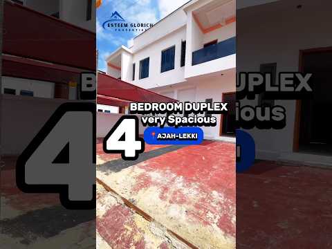 HOUSE FOR SALE IN LEKKI LAGOS NIGERIA | SPACIOUS 4BED DUPLEX IN AJAH #shorts #youtubers #luxuryhomes