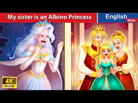 My sister is an Albino Princess 😲 Bedtime Stories🌛 Fairy Tales in English @WOAFairyTalesEnglish