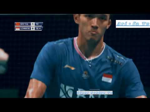 Jonatan Christie VS Shi Yu Qi | BADMINTON ASIA CHAMPIONSHIPS 2024 SEMI FINAL