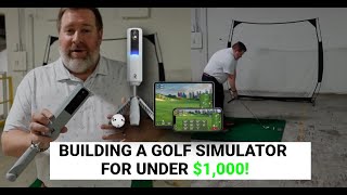 Building an Indoor Golf Simulator for Under $1,000 | Testing the Rapsodo MLM2PRO