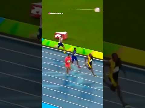 Usain Bolt Relay race Best finishing in Olympic records 🔥👏