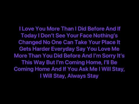 Miley Cyrus - Stay (Lyrics)