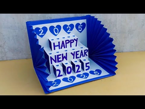 DIY - Happy New Year Card | New Year Greeting Card | New Year 2025