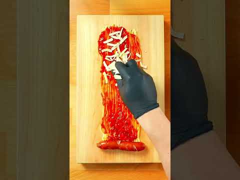 How to prepare spaghetti with hotdog #hotdog