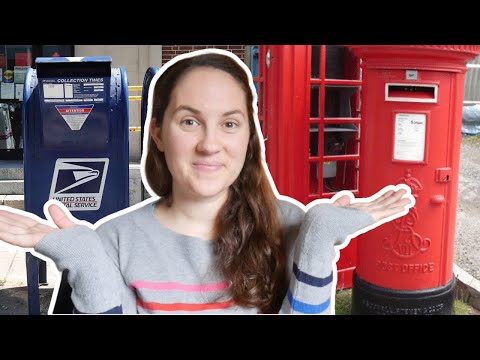 Why America won't use red mail collection boxes // UK vs USA POSTBOXES! (interesting!)