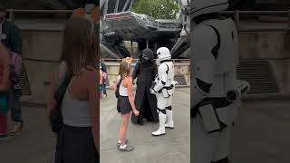 Is B heading to the Dark Side? #Galaxysedge #disney #starwars