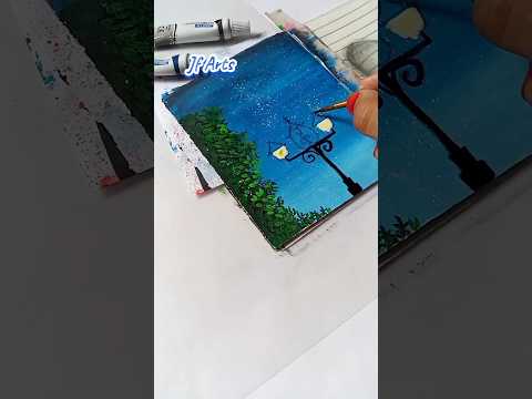 Easy painting🖌️🎨 #shortvideo #art #painting #tutorial 🥰