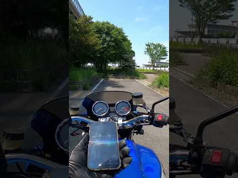 路端などでバイクにまたがったままスマホを使うときの重要なポイントとは？#automobile #motovlog #免許