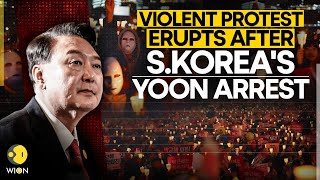 South Korea LIVE: Massive Protest Erupts After Impeached President Yoon Arrested By Investigators