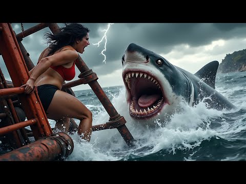 Ye LADKI👩SHARK Ke Saath Samundar Mai PHAS Gayi I SURVIVAL Movie Explained in Hindi/Urdu Movie Story