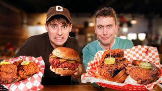 Two Brits try REAL Nashville Hot Chicken for the first time!