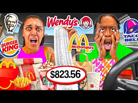 LETTING THE PERSON IN FRONT OF US DECIDE WHAT WE EAT FOR 24 HOURS!