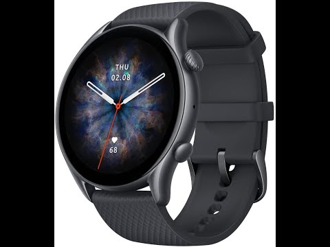 Amazfit GTR 3 Pro Smart Watch for Android iPhone with Bluetooth Call Alexa GPS WiFi, Men's Fitness