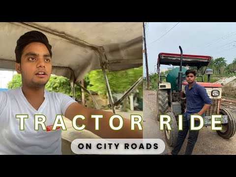 Drive Tractor High Speed in City #Lucknow #ronnieyadavvlogs #vlogs #tractor