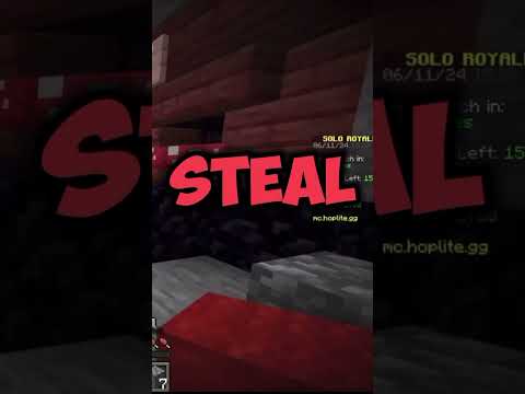 Split or steal in minecraft?!? #minecraft #hoplite #gaming #memes #gameshow