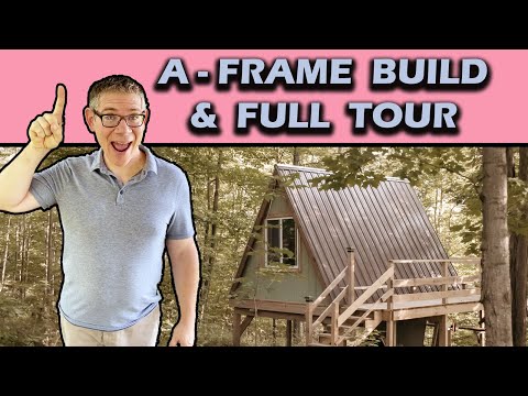 How I Built a Tiny Off-Grid A-Frame to Make Money on Airbnb