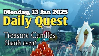 Sky Daily Quest today - Daylight Prairie 13 Jan 2025 | Sky Children of the Light | Sandwichies Ch