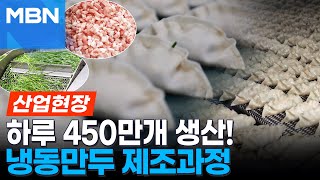 [산업현장] 하루 450만개 생산! 비비고 왕교자 냉동만두 제조과정