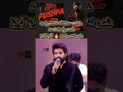 #AlluArjun Set fire on stage in #Puspha2 trailer launch #telugucinema #viral