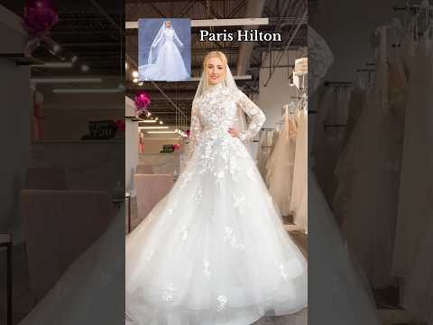 Recreating celebrity wedding dresses🤍 #weddingdress