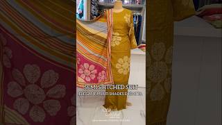 Unstitched suit perfect for Haldi occasion #marriage #maheshwarisuit #haldiceremony