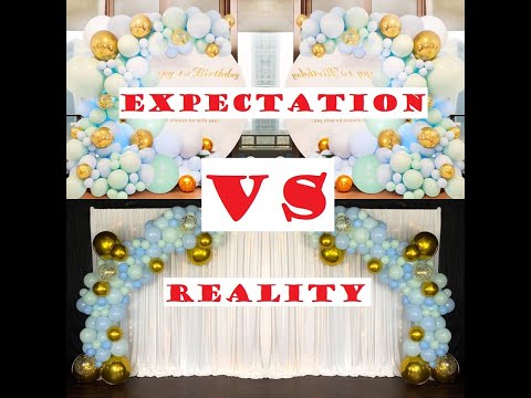 Expectation VS Reality WISH Balloon Garland DIY Review | How To | Tutorial