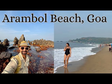 Arambol Beach & a Lake in North Goa | Beach, 🏝️ Beer 🍻 & Sunset in Goa | The Young Monk |