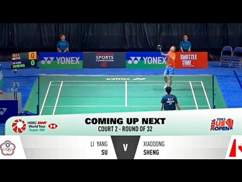 Suli Yang [ TPE ] Vs. Xiaodong Sheng [ CAN ] | Men's Singles Yonex USA open 2024