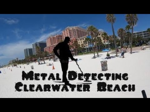 I Found 7 Rings and a Silver Necklace Metal Detecting Clearwater Beach