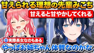 器のでかさを感じつつも接しやすいみこ先輩に甘え散らかしたい青くゆ【ホロライブ/火威青/さくらみこ/切り抜き】